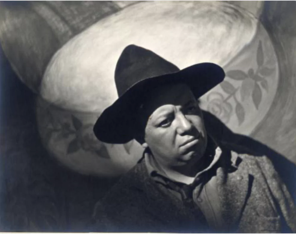 Edward Weston photograph of Diego Rivera, 1924